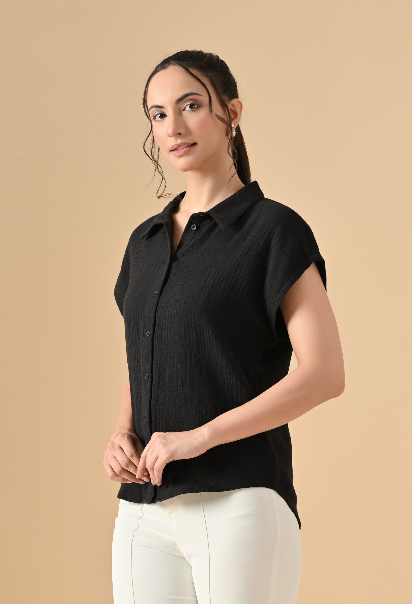 Women Casual Shirt Loose Fit Extra Comfort Shirt