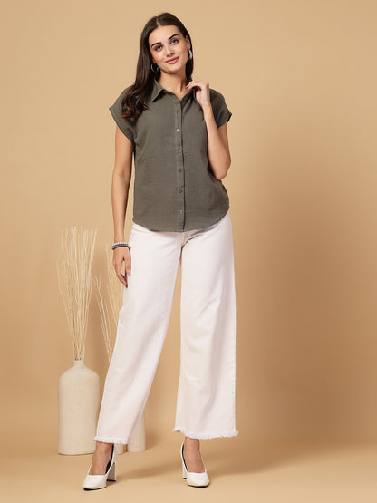 Women Casual Shirt Loose Fit Extra Comfort Shirt