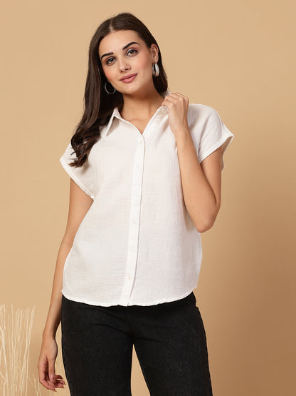 Cotton Casual Sleeveless Stylish shirts for Women