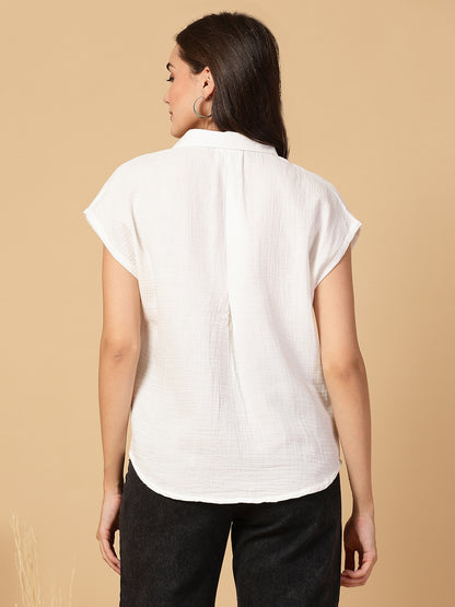 Cotton Casual Sleeveless Stylish shirts for Women