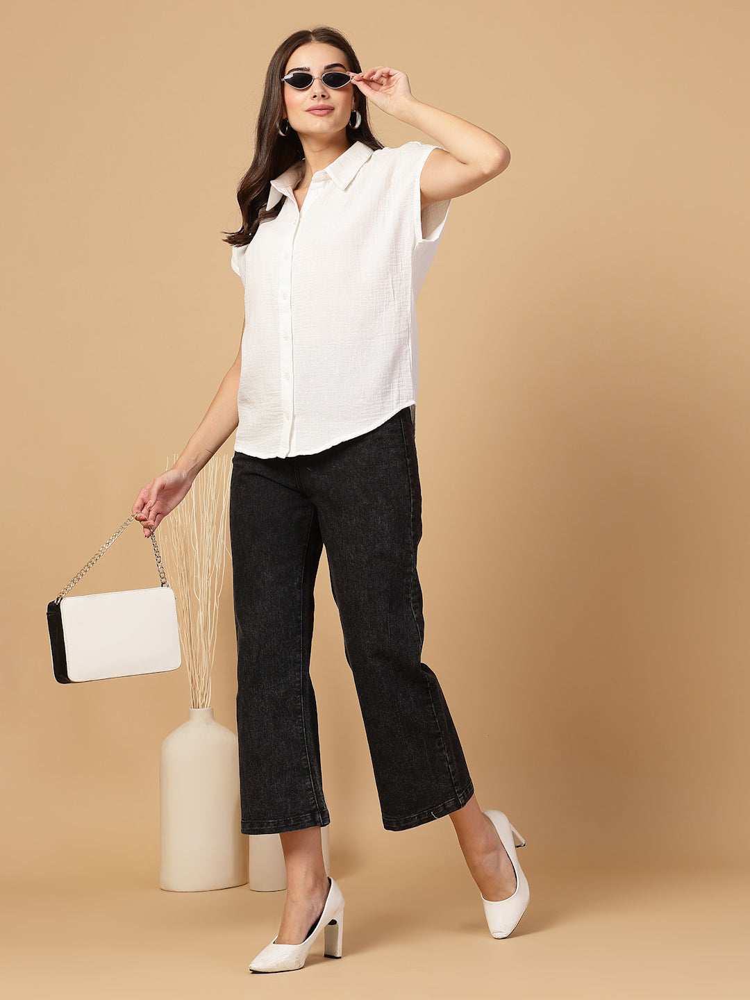 Cotton Casual Sleeveless Stylish shirts for Women