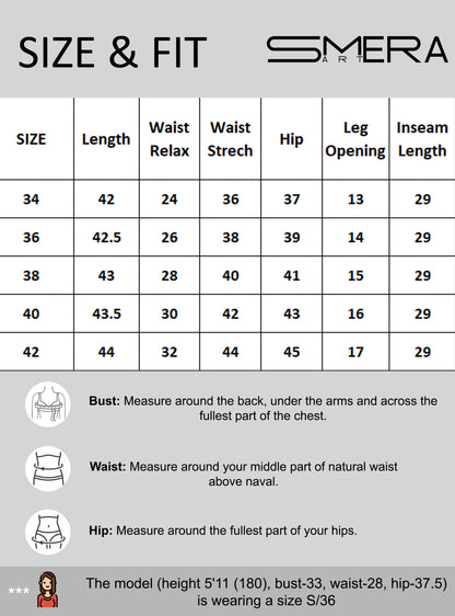 Women Cotton Stripe Regular Fit High Waisted Trouser with Pocket - Pink