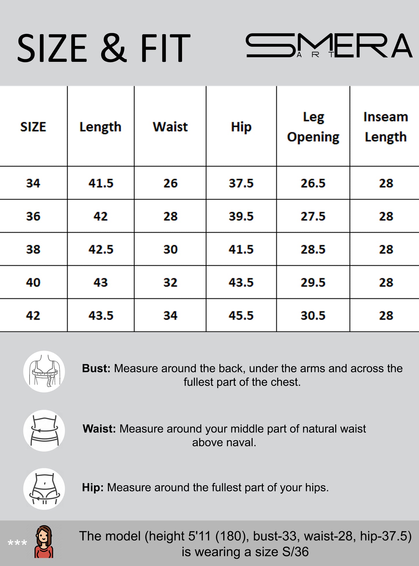 Cotton Wide Leg Trouser Pant for Women